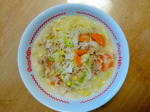 そうめんで！ちゃんぽん風にゅうめん☆